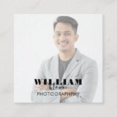 Carte de visite Carré photo (Devant)