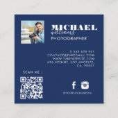 Carte de visite Carré photo (Dos)