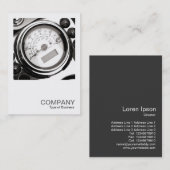 Carte De Visite Carré Photo 0416 - Moto Speedometer (Devant / Derrière)