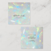 Carte De Visite Carré photo de l'opale (Devant / Derrière)