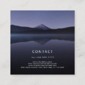 Carte De Visite Carré Photographe du paysage (Dos)