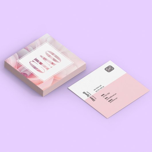 Carte De Visite Carré Photographe professionnel