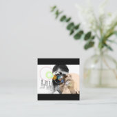 Carte De Visite Carré Photographie professionnelle (Debout devant)