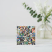 Carte De Visite Carré Pierre-Auguste Renoir - Grille - Code QR (Debout devant)