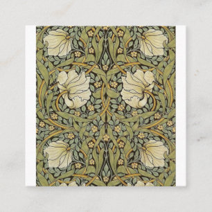 Carte De Visite Carré Pimpernel William Morris