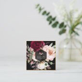 Carte De Visite Carré PixDezines Aquarelle Bourgogne (Debout devant)