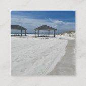 CARTE DE VISITE CARRÉ PLAGE (Devant)