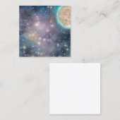 Carte De Visite Carré Pleine lune (Devant / Derrière)