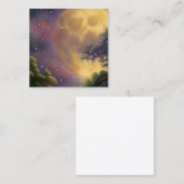 Carte De Visite Carré Pleine lune (Devant / Derrière)