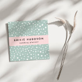 Carte De Visite Carré Points Dalmatiens verts, Points Dalmatiens, Pots D