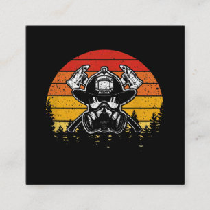 Carte De Visite Carré Poison de Retro Vintage Firefight