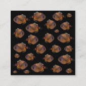 Carte De Visite Carré Poisson de veste en cuir, (Devant)