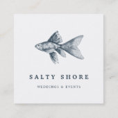 Carte De Visite Carré Poisson vintage (Devant)
