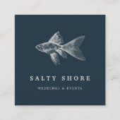 Carte De Visite Carré Poisson vintage (Devant)