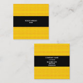 Carte De Visite Carré Polka dot Carré professionnel moderne (Devant / Derrière)