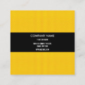 Carte De Visite Carré Polka dot Carré professionnel moderne (Dos)