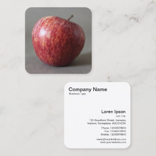 Carte De Visite Carré Pomme 02
