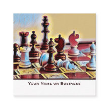 Pop Art Abstrait Chess Pieces Coach Club