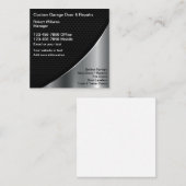 Carte De Visite Carré Portes de garage cool (Devant / Derrière)