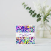 Carte de visite Carré Poster de animal externe (Debout devant)