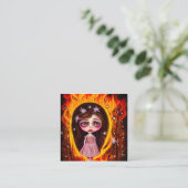 Carte De Visite Carré Poupée des feux de forêt (Debout devant)