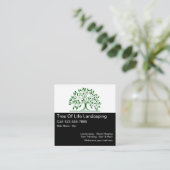 Carte De Visite Carré Professionnel aménageant le modèle unique de (Debout devant)