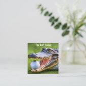 Carte De Visite Carré Professionnel de la formation Gold Lessons (Debout devant)