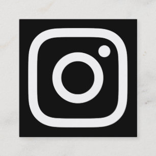 Carte De Visite Carré promo d'instagram