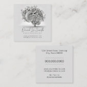Carte De Visite Carré Psychologue / Neurologue (Devant / Derrière)