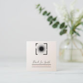 Carte De Visite Carré Psychologue / Neurologue (Debout devant)