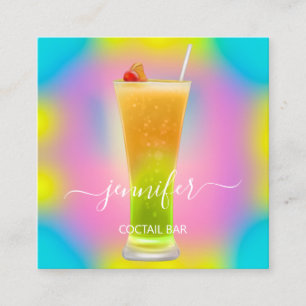 Carte De Visite Carré Pub Boissons Bar Restaurant Logo Lounge Logo Logo