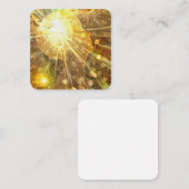 Carte De Visite Carré Puissance mentale (Devant / Derrière)