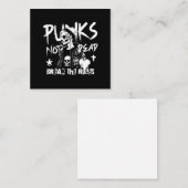 Carte De Visite Carré Punks non morts (Devant / Derrière)