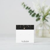 Carte De Visite Carré *~* QR Boucles d'oreilles pour bijoux célestes de (Debout devant)