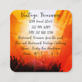 Carte De Visite Carré Rayon solaire (Devant)