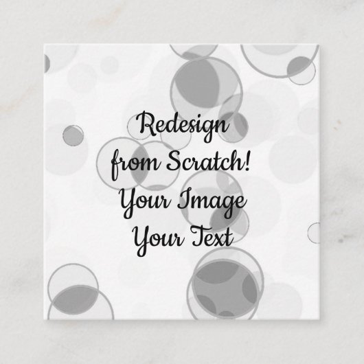 Carte De Visite Carré Redesign from Scratch - Créez votre propre (Devant)