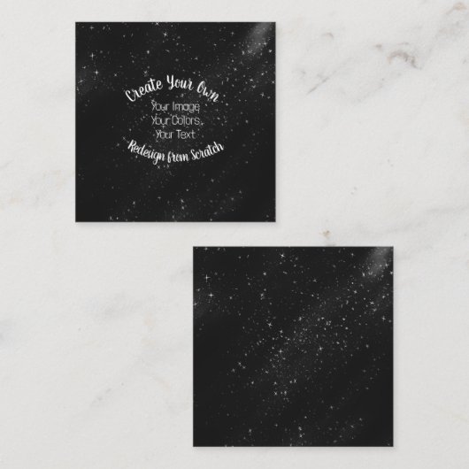 Carte De Visite Carré Redesign from Scratch - Créez votre propre (Devant / Derrière)