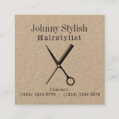 Carte De Visite Carré Regard professionnel d'élégance moderne (Devant)