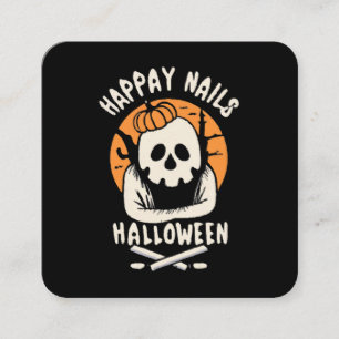 Carte De Visite Carré Rendre les ongles Bootiful Halloween