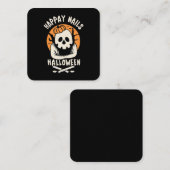 Carte De Visite Carré Rendre les ongles Bootiful Halloween (Devant / Derrière)