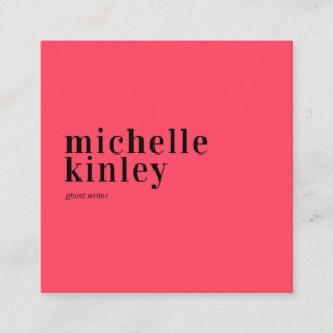 Carte De Visite Carré Réseau professionnel moderne et tendance élégant