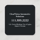 Carte De Visite Carré Restauration du phare (Dos)