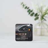 Carte De Visite Carré Restauration du phare (Debout devant)