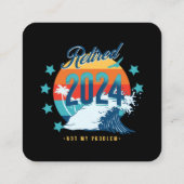 Carte De Visite Carré Retraite officielle 2024 (Dos)