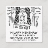 Carte de visite Carré rideaux & stores (Devant)