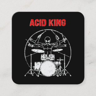 Carte De Visite Carré roi de l'acide