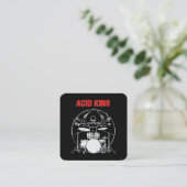 Carte De Visite Carré Roi de l'acide (Debout devant)