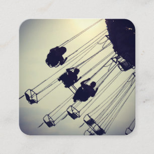 Carte De Visite Carré Rond-point