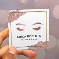 Rose Gold Lashes Brosses Maquillage Artiste Beauté