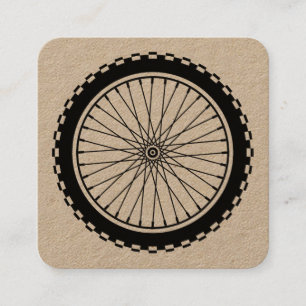 Carte De Visite Carré Roue VTT